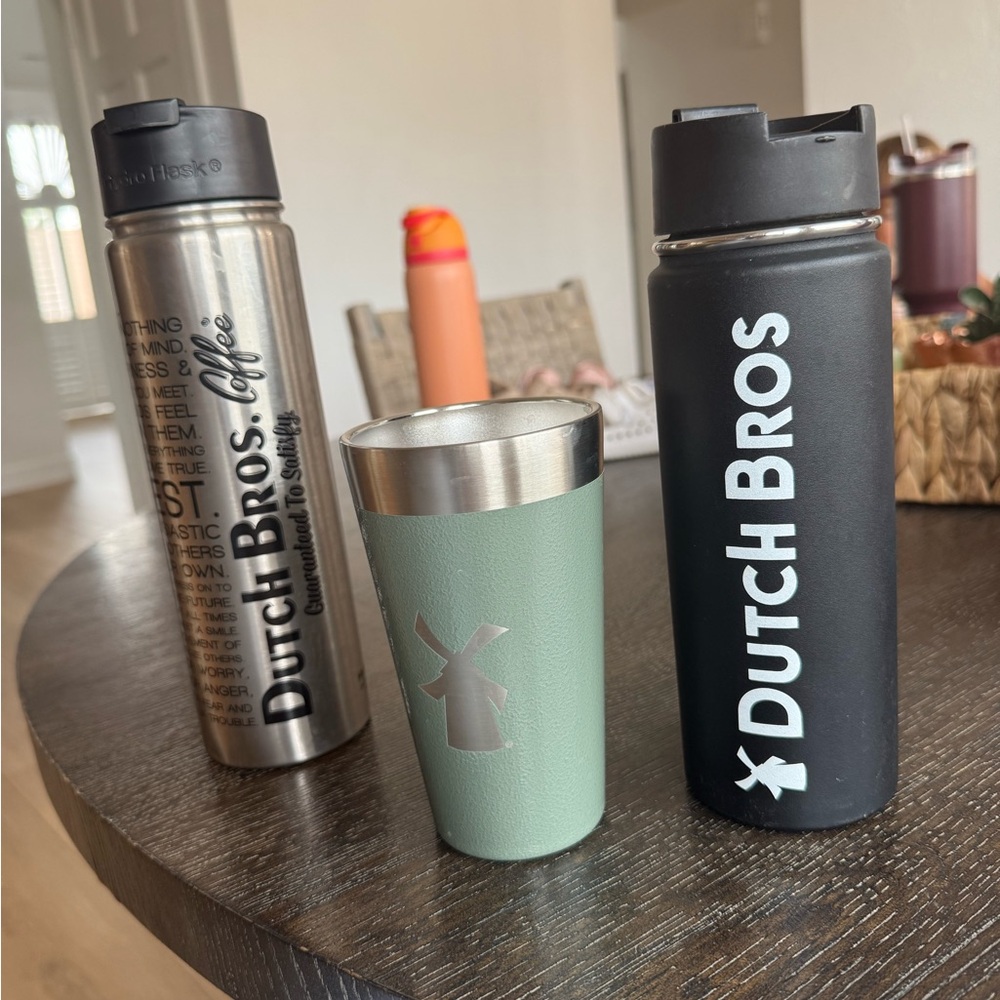 Dutch Bros Hydroflasks and stanley bundle